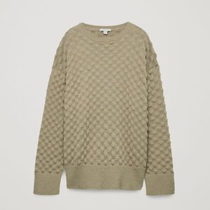 COS Bobble Stitched Oversized Jumper
